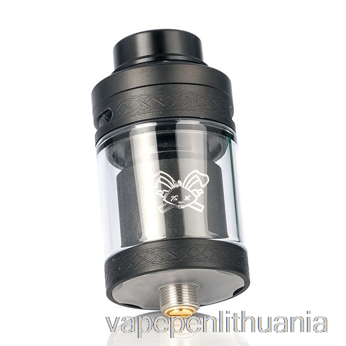 Hellvape Dead Rabbit V2 25mm Rta Matinis Juodas (baltas Logotipas) Vape Skystis